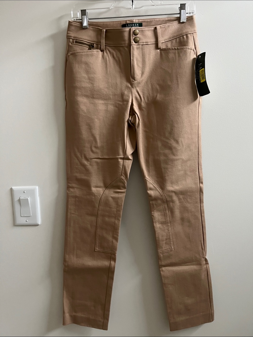 Vintage Ralph Lauren Pants Jodhpurs Khaki Equestrian Size 2 NWT